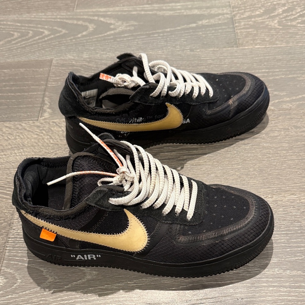 Nike Black and Tan Men's Sneakers